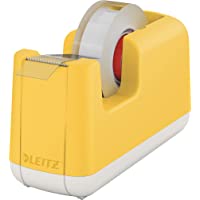 Leitz - Dispensador de cinta adhesiva- color amarillo cálido (53670019)